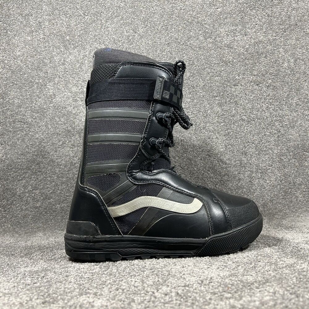 Vans High Standard Pro Cole Navin Mens Sz 9.5 Black V2 UltraCush Snowboard Boots